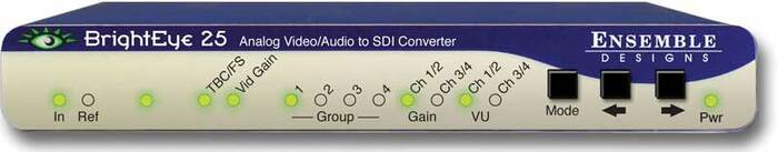 Ensemble Designs BrightEye 25 Analog Video/Audio To SDI Converter With TBC And Embedder