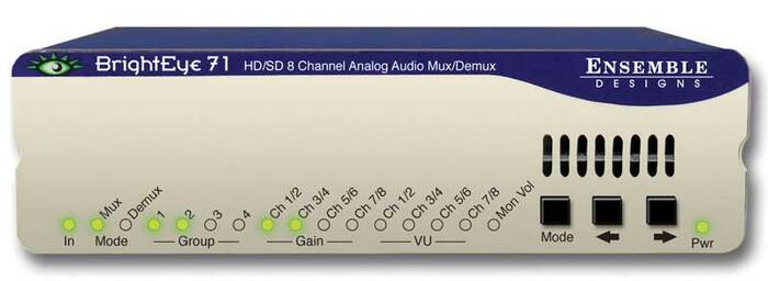 Ensemble Designs BE-71 HD/SD 8 Channel Analog Audio Embedder/Disembedder BE-71