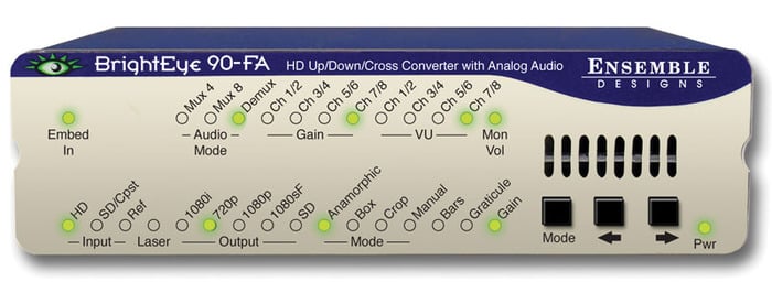 Ensemble Designs BrightEye 90-FA HD Up/Down Cross Converter And ARC With Analog Audio And Optical Output