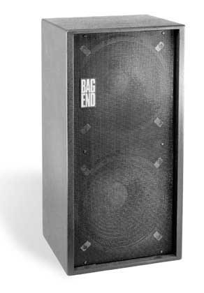 Bag End PD18E-R Powered Subwoofer, 1,000W Continuous, 2 x 18", RO-TEX Finish, Casters PD18E-R