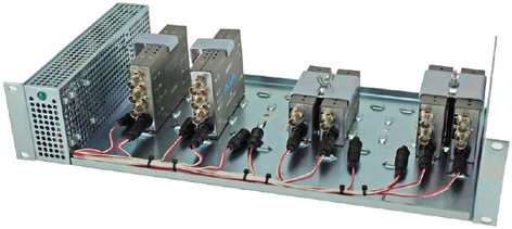 AJA Video Systems Inc DRM Frame 2RU Rack Frame for Mini Converters with Power Supply DRM-FRAME