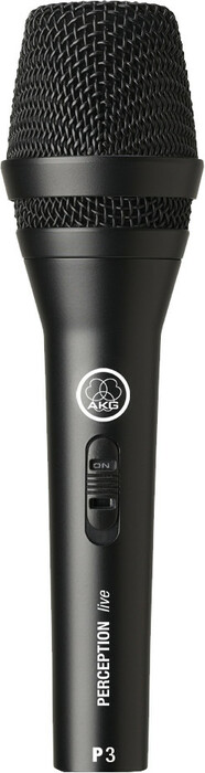 AKG P3 S Perception Live Series Dynamic Cardioid Handheld Microphone with On/Off Switch P3S