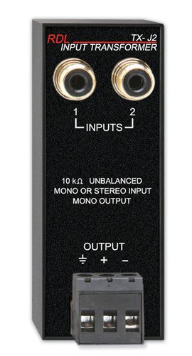 Radio Design Labs TX-J2 Unbalanced Input Transformer - Sums Unbalanced Stereo Inputs to Balanced Mono Out TXJ2