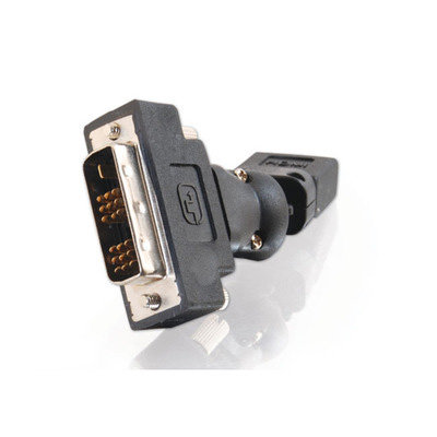 Cables To Go 40931 HDMI-F to DVI-D-M Adapter, 360° Rotating 40931