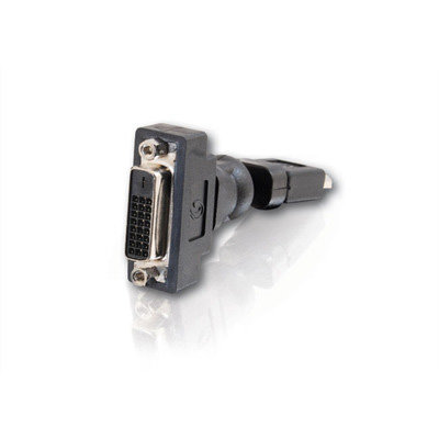 Cables To Go 40932-CTG HDMI-M to DVI-D-F Adapter, 360° Rotating 40932-CTG