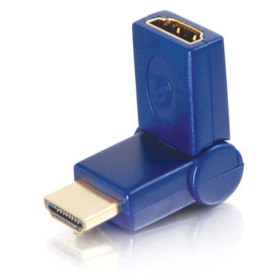 Cables To Go 40420 HDMI-F to HDMI-M Adapter, 90-Degree Rotating 40420