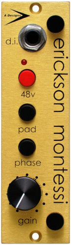 A-Designs EM-Gold 500 Series Preamp/DI Module for Fattening Thin-Sounding Sources EM-GOLD