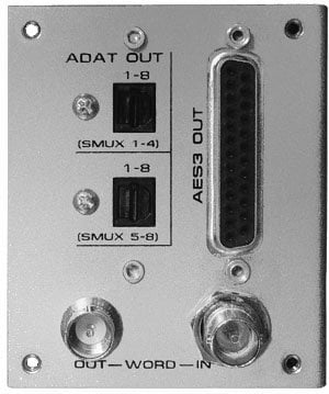 Grace Design M802A/D-ADAT 8 Channel A/D Option Module for M802 (not included) w/8ch AES3 on DB25, WC I/O, and 2x8 ch ADAT/Lightpipe outputs M802A/D-ADAT