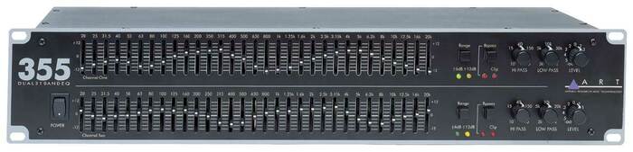 ART EQ355 Dual 31-Band EQ with XLR, 1/4", RCA Connections EQ355