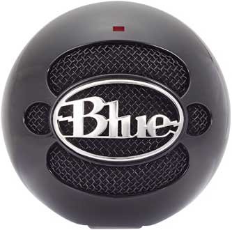 Blue Snowball USB Microphone With Desk Stand And USB Cable