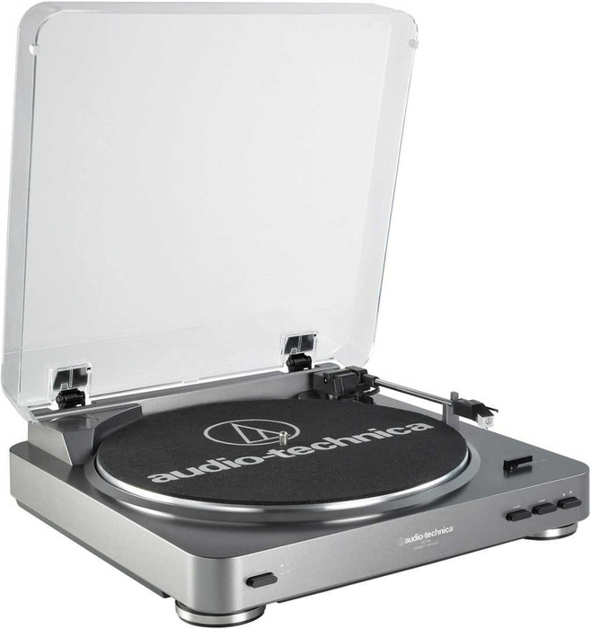 Audio-Technica AT-LP60 Fully Automatic Belt Drive Turntable with Switchable Preamp and Cartridge ATLP60