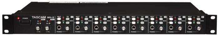 Tascam MH8 Amp Headphone 8 Ch Dual Stereo MH8