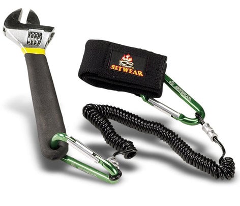 Setwear SW-05-502 Tool Leash, Black Carabineers SW-05-502
