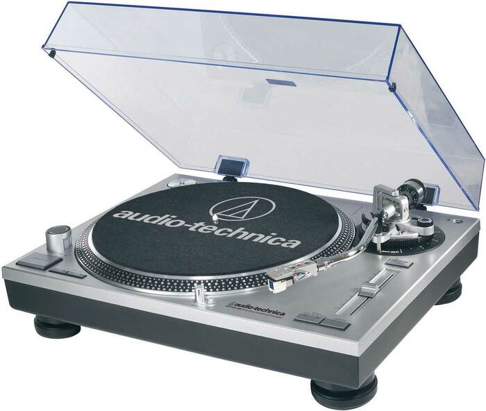 Audio-Technica AT-LP120-USB Direct Drive Professional Turntable with USB & Analog Output, in Silver ATLP120-USB