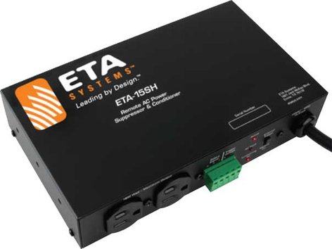 ETA Systems ETA-15SH AC Power Conditioning & Suppression Module, 2 Outlets, 15A ETA-15SH