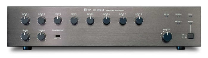 TOA M-900MK2 UL 8-Channel Rackmountable Modular Mixer And Preamplifier