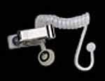 Telex ET2 Coiled acoustic eartube with clothing clip for use with earmolds or eartip. ET2