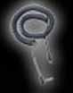 Telex CCX2-19652-004 Coiled cord with right angle miniature connector CCX2-19652-004