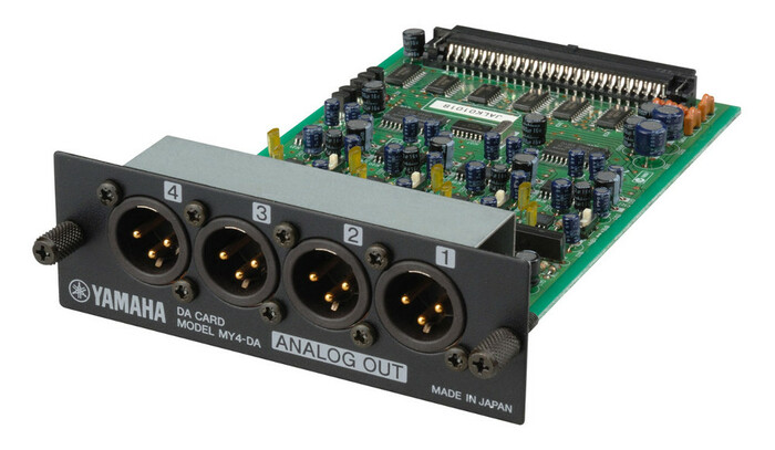 Yamaha MY4DA 4-Channel XLR Interface card for Yamaha Digital Mixers MY4DA-CA