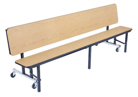 National Public Seating CB72PW Bench Unit, Plywood, 6ft