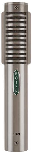 Royer R121-MP 1 Matched Pair Of Mono Ribbon Velocity Studio Microphones (in Dull Nickel Finish)