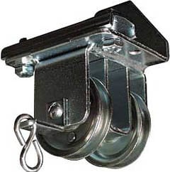 Rose Brand ADC 1703 Live End Pulley Live End Underhanging Pulley, 5/16" Rope