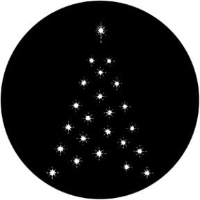 Rosco 73634 Steel Gobo, Christmas Tree D