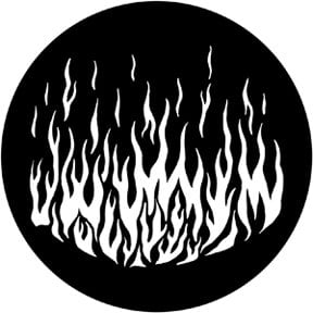 Rosco 79172 Steel Gobo, Flames 6