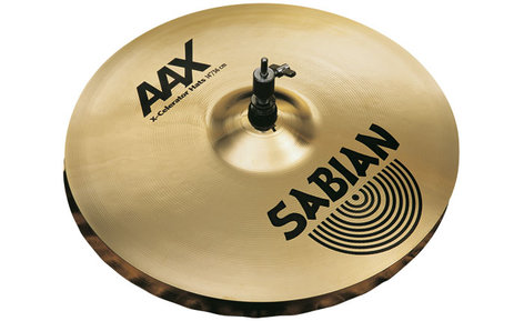 Sabian 21402XL 14" AAX X-Celerator Hi-Hat Cymbals In Natural Finish