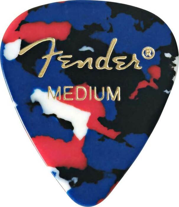 Fender 351 Shape Classic Picks Premium Celluloid Picks, 12-Pack