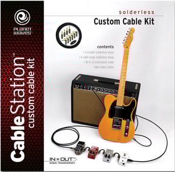 Planet Waves PW-GPKIT-50 Custom Patch Cable Construction Kit (with 50 ft. of Cable) PW-GPKIT-50