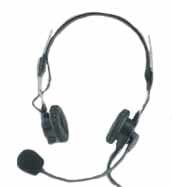 RTS PH44 300853400 Lightweight Dual-sided Headset, A4F Connector