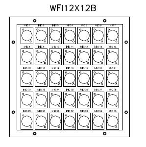 Whirlwind WFI12X12B 10.5"x10.5"x.90" Insert Plate For WFX12X12