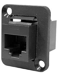 Ace Backstage Co. C25136 ICC CAT6 Coupler Female to Female on DBA, Panel Mount, Connectrix C25136