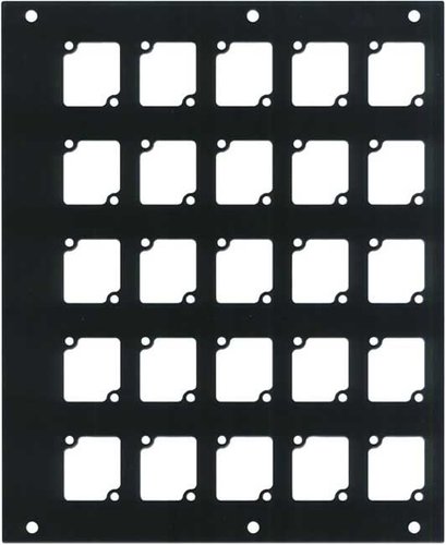 Ace Backstage Co. PNL-1425 Aluminum CONNECTRIX Pocket Panel, with 25 CONNECTRIX Mounts PNL-1425