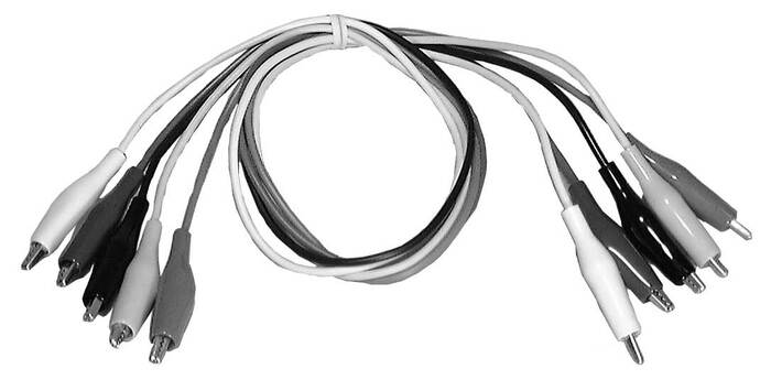 Philmore SA44-PHILMORE Set Of 5 Heavy Duty Jumper Cables (with Alligator Clip Ends)