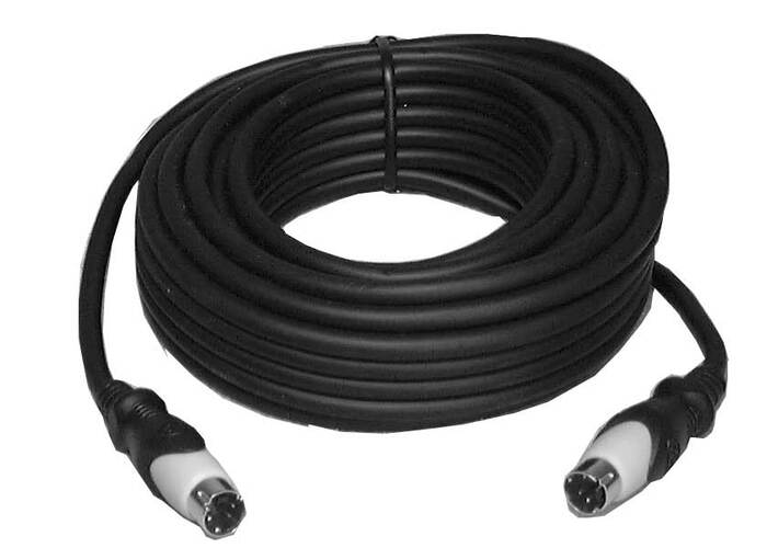 Philmore VHS412 12 Ft. S-VHS 4-Pin Male To Male Cable
