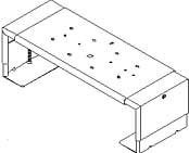 Peerless DS35-PEERLESS VCR/DVD Player Mount