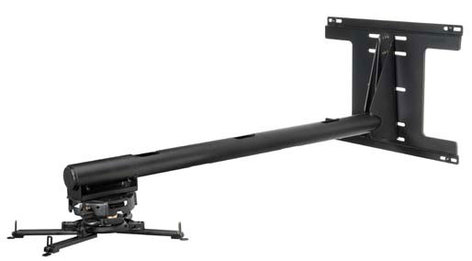 Peerless PSTK-028-W Short Throw Projector Kit/Mount (with Adapter Plate, White) PSTK-028-W