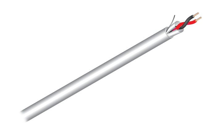 West Penn 294-1000-GRAY-WP Wire, 1000' Spool, 2 Conductor, 16 Gauge, Stranded, Jacket 294-1000-GRAY-WP