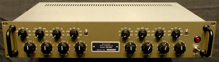 JDK Audio R24-JDK 4-Band Equalizer, Dual Channel