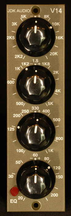 JDK Audio V14-JDK Equalizer, 500 Series, 4-band, Single Channel