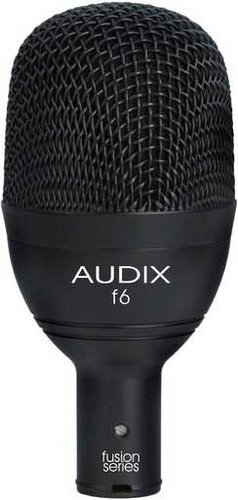 Audix F6-AUDIX Dynamic Kick Drum Microphone, Hypercardioid F6-AUDIX