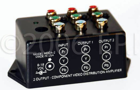 TecNec HDDA-2 1x2 Component HDTV Distribution Amplifier
