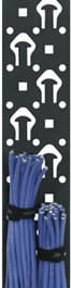 Middle Atlantic Products LACE-37OP 3.25" Wide, 37-Space Lacer Strip (Qty. 6, with Tie Posts) LACE-37OP