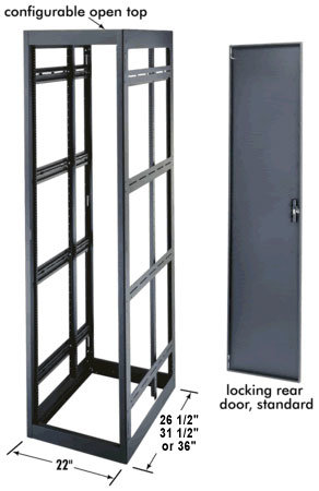 Middle Atlantic MRK-4036 40SP Gangable Rack With 36" Depth