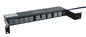 Middle Atlantic PD-2015R-HH-NS 15A Power Strip With 20 Outlets, Illuminated Switch And Combo Breaker