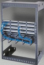 Middle Atlantic WM-15-12 15SP Wall Mount Relay Rack With 12" Depth