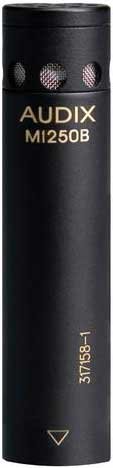 Audix M1250B-S Miniature Condenser Microphone, RFI Shielded, Supercardioid (Shotgun) M1250B-S