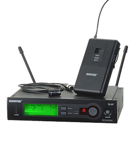 Shure SLX14/84 Wireless System with WL184 Supercardioid Lavalier Mic SLX14/84